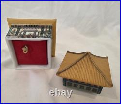 1991 The Palace Museum Forbidden City 5 Porcelain Music Box Collection