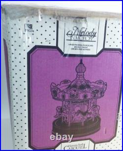 1991 Waco Melody In Motion Victoria Park Carousel Hand Painted Bisque Porcelain