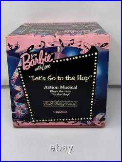 1993 Barbie'Let's Go To The Hop' Music Box Action Musical by Enesco- NRFB