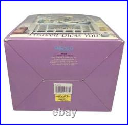 1993 Enesco Precious Moments Crib Action Music Box Heaven Bless You Brahms