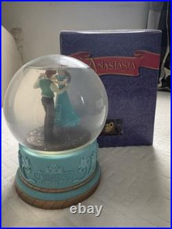 1997 San Francisco Music Box Company Anastasia & Dimitri Snowglobe RARE