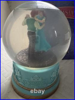 1997 San Francisco Music Box Company Anastasia & Dimitri Snowglobe RARE