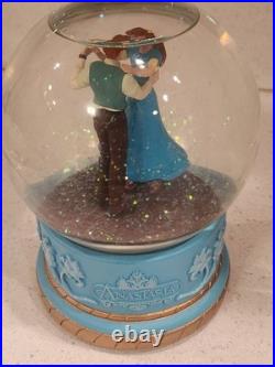 1997 San Francisco Music Box Company Anastasia & Dimitri Snowglobe RARE