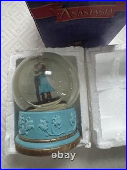 1997 San Francisco Music Box Company Anastasia & Dimitri Snowglobe RARE