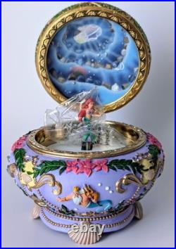 1998 NIB Vintage Disney Ariel Little Mermaid Deluxe Music Box Part of Your World