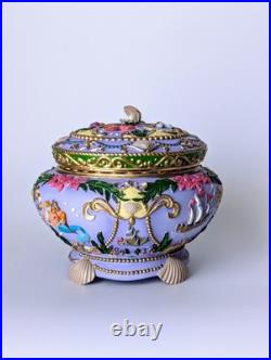 1998 NIB Vintage Disney Ariel Little Mermaid Deluxe Music Box Part of Your World