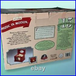 1998 Vintage Mr Christmas Grand Music In Motion Box Punching Paper READ
