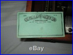 19th Century Jerome Thibouville-Lamy 78 Note Music Box, Plays Well, Large, Nice