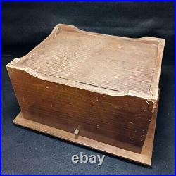 19th Century Oldest Music Box Disc-Type Wind-Up Includes 1 disc Antuque Rare