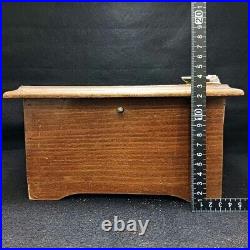 19th Century Oldest Music Box Disc-Type Wind-Up Includes 1 disc Antuque Rare