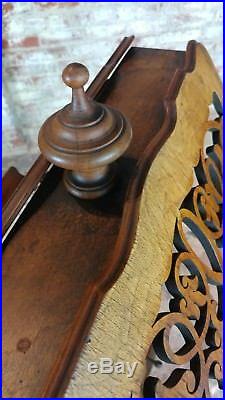 19th c. Beautiful Victorian Walnut Double Music Stand-1860s