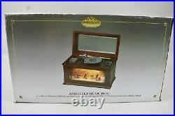 2000 Mr Christmas Gold Label 10 Metal Disk Ballerinas Animated Music Box Player