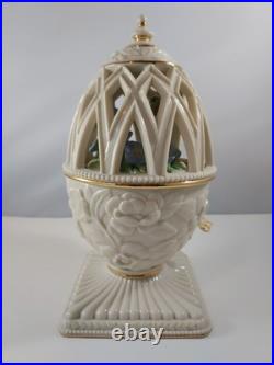 2002 Lenox 1st Annual Musical Egg Hummingbird Music Box Vivaldi La Primavera