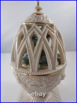 2002 Lenox 1st Annual Musical Egg Hummingbird Music Box Vivaldi La Primavera