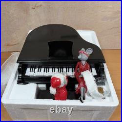 2010 Maestro Mouse In Love Animated Mr Christmas Piano Music Box withBox