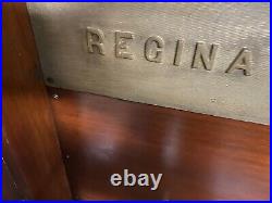 27 Regina Mahogany Double Comb Disc Upright Music Box