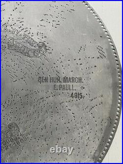 27 Regina Music Box Disc Record, Ben Hur March, #4015