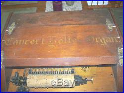 288m. Concert Roller Organ with 34 Cobs Complete and functional-plays weakly