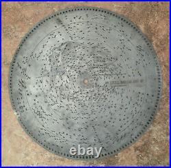 3 Lot Euphonia Antique Music Box Discs 15 3/4 Diameter March Songs Vintage
