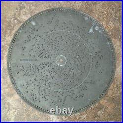 3 Lot Euphonia Antique Music Box Discs 15 3/4 Diameter March Songs Vintage