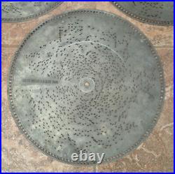 3 Lot Euphonia Antique Music Box Discs 15 3/4 Diameter Vintage
