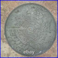 3 Lot Euphonia Music Box Discs Antique 15 3/4 Diameter Vintage
