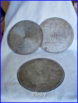 3 Music Box Discs 11 3/4 in dia (Regina)