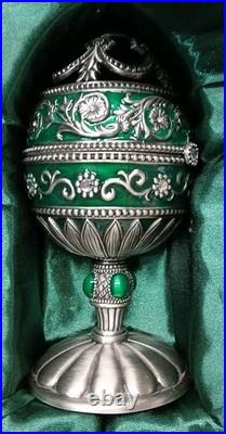 5 Jane Seymour Rotating Egg Music Box 7white Blue Red Purple Green See Pics