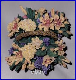 5 Pc Collection WithCOA Lena Liu Basket Bouquets Collection Flowers Music Box Work