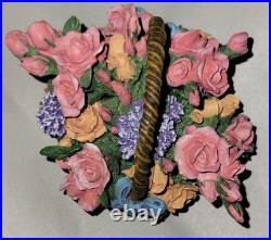 5 Pc Collection WithCOA Lena Liu Basket Bouquets Collection Flowers Music Box Work