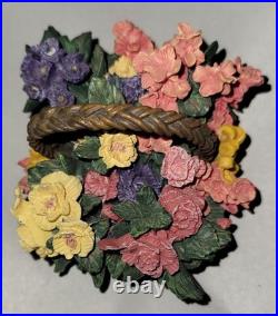 5 Pc Collection WithCOA Lena Liu Basket Bouquets Collection Flowers Music Box Work