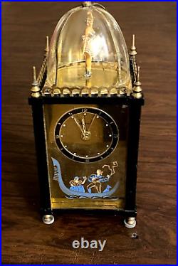 50+ Yr Old Swiss/german Dancing Ballerina Music Box Alarm Clock-free Shipping