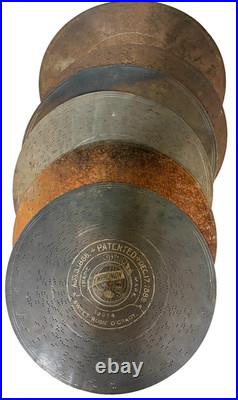 6- Symphonion 11-7/8 Music Box Discs