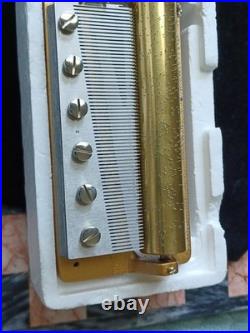 72-Note Multi-Tune Music Box Movement Mechanism Mint Working