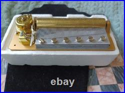 72-Note Multi-Tune Music Box Movement Mechanism Mint Working