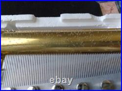 72-Note Multi-Tune Music Box Movement Mechanism Mint Working