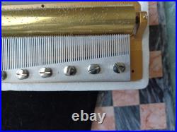 72-Note Multi-Tune Music Box Movement Mechanism Mint Working