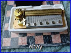 72-Note Multi-Tune Music Box Movement Mechanism Mint Working