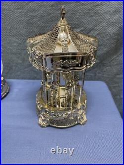 8 x Wallace Silversmiths Silver Plated 4 Horse Carousel, Snowballs 2 Plates