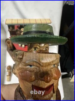 ANRI Early Bar Set/Mechanical bartender/music box/1930s/extras/refurbished/works