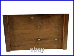 ANT. Thorens AD-30 Swiss Disc Music Box Inlaid Wood Case Working #1226 1930s