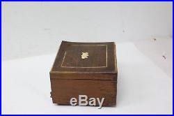 ANTIQUE 1800s Leipzig Germany Polyphon 8 Disc Music Box with 1 Music Disc