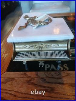 ANTIQUE 1920s THORENS GRAND PIANO MUSIC BOX MARBLE TOP (R)