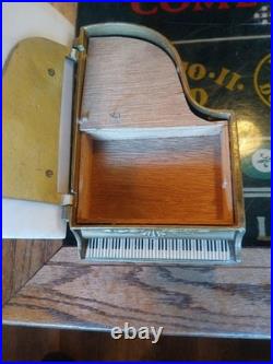 ANTIQUE 1920s THORENS GRAND PIANO MUSIC BOX MARBLE TOP (R)