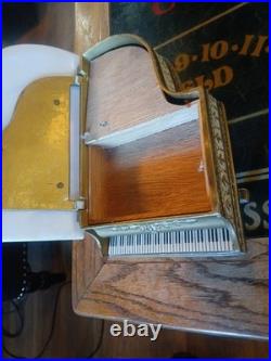 ANTIQUE 1920s THORENS GRAND PIANO MUSIC BOX MARBLE TOP (R)