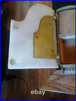 ANTIQUE 1920s THORENS GRAND PIANO MUSIC BOX MARBLE TOP (R) ANTIQUE 1920s THORENS GRAND PIANO MUSIC BOX MARBLE TOP (R)