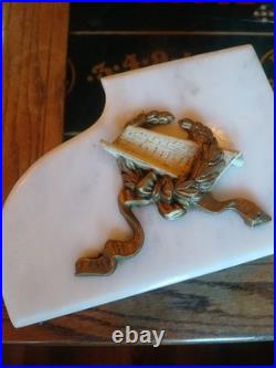 ANTIQUE 1920s THORENS GRAND PIANO MUSIC BOX MARBLE TOP (R)