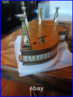 ANTIQUE 1920s THORENS GRAND PIANO MUSIC BOX MARBLE TOP (R)