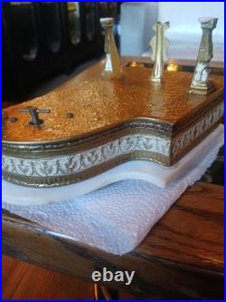 ANTIQUE 1920s THORENS GRAND PIANO MUSIC BOX MARBLE TOP (R)