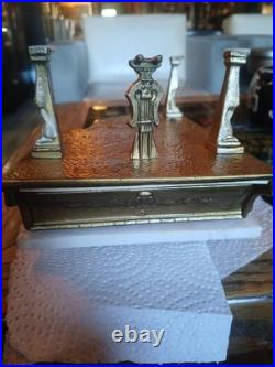 ANTIQUE 1920s THORENS GRAND PIANO MUSIC BOX MARBLE TOP (R)
